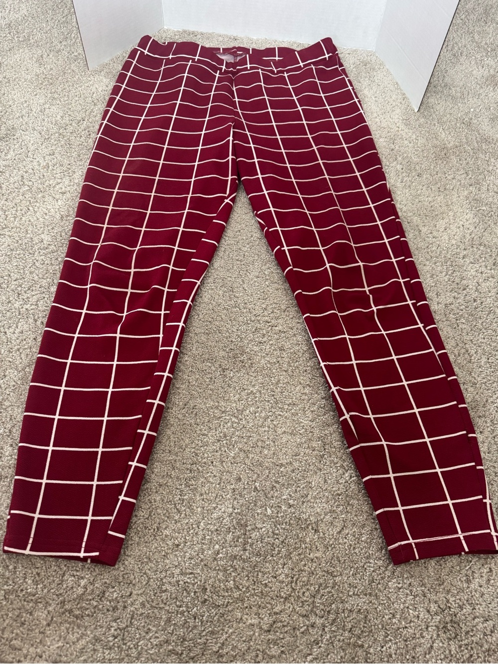 Gorgeous window pane Knit Pants